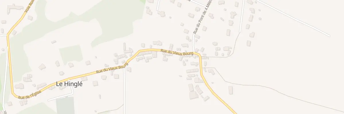 Plan du 20 Rue du Vieux Bourg au Hinglé