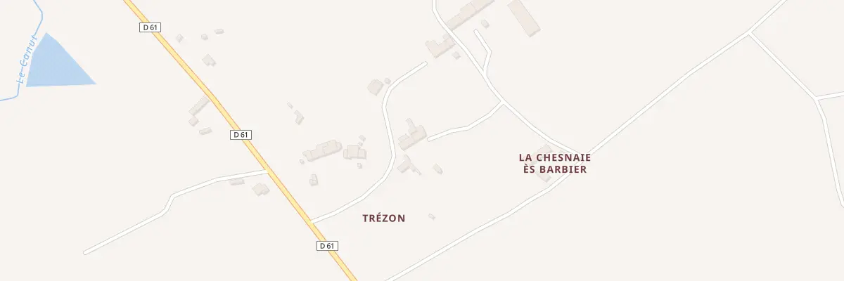 Plan du 43 Trezon à Plélan-le-Grand