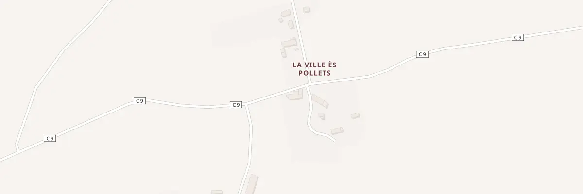 Plan du 10 La Ville Es Pollets à Saint-Malon-sur-Mel