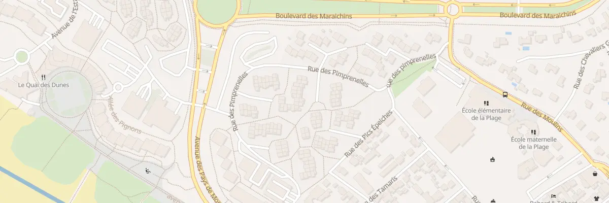 Plan du 28 Rue des pimprenelles à Saint-Jean-de-Monts