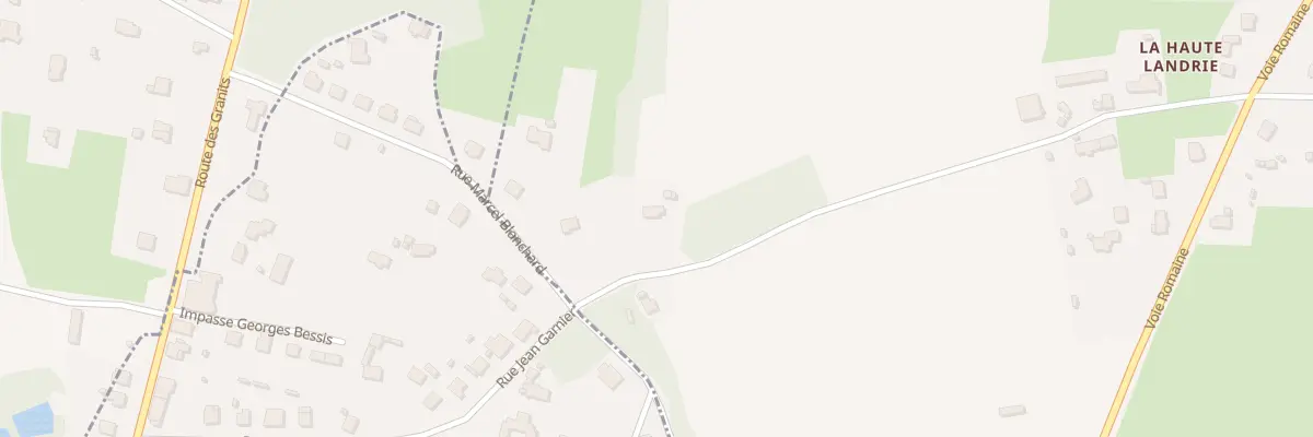 Plan du 23 La Landrie à Trévron