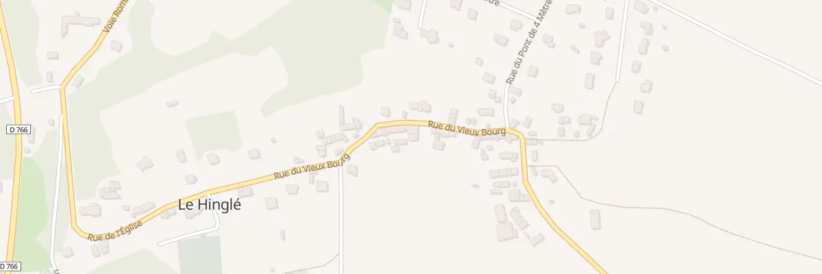 Plan du 16 Rue du Vieux Bourg au Hinglé