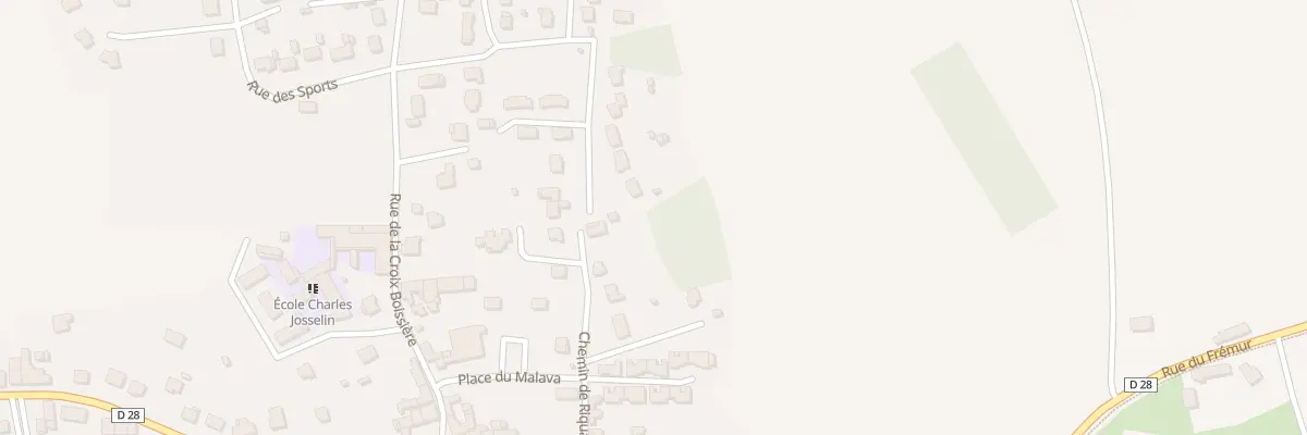 Plan du 18 Che de Riquamus à Pleslin-Trigavou