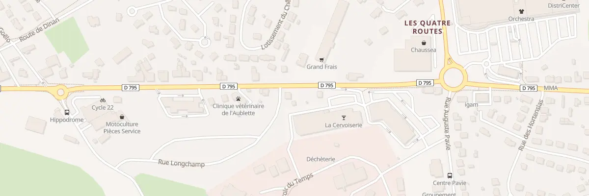 Plan du 9 Av de l’Aublette à Quévert