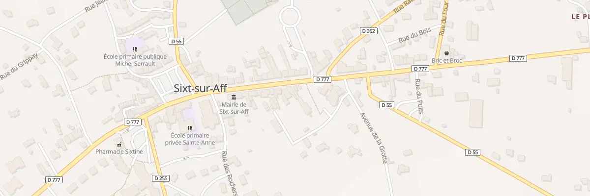 Plan du 24 Rue Onffroy de la Rosière à Sixt-sur-Aff