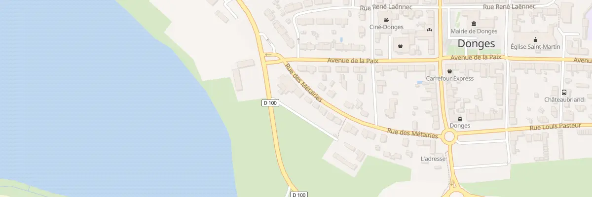 Plan du 4 Rue des Métairies à Donges