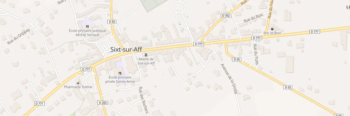 Plan du 18 Rue Onffroy de la Rosière à Sixt-sur-Aff