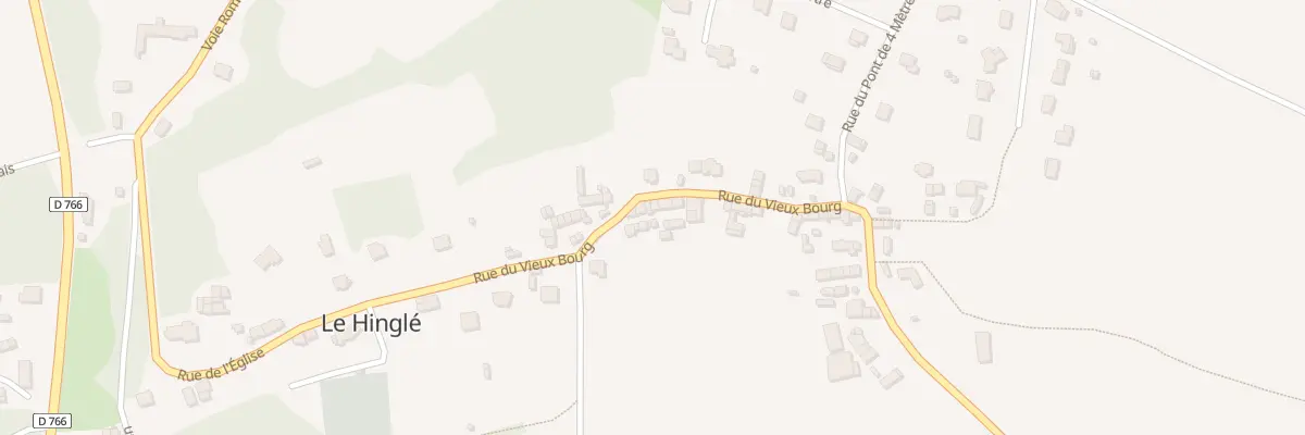 Plan du 8 Rue du Vieux Bourg au Hinglé