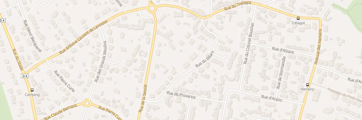 Plan du 11 Rue de Béarn à Donges