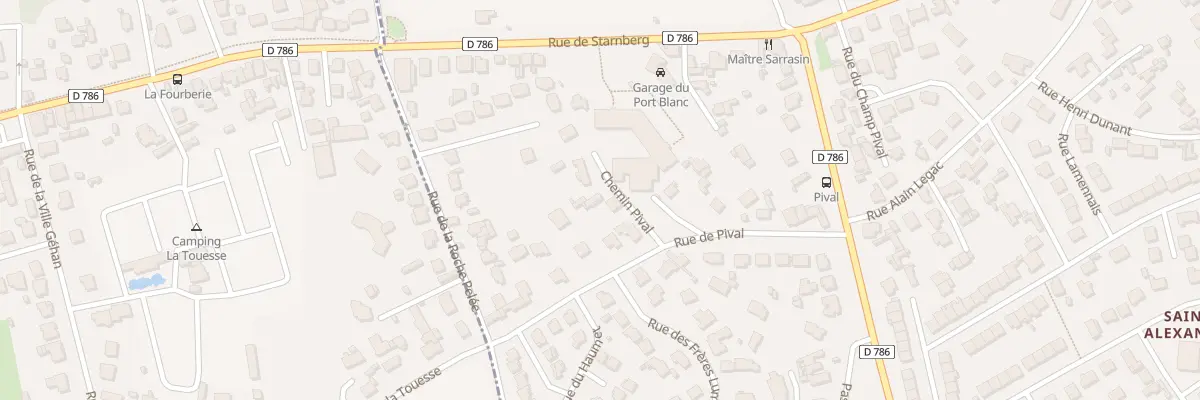 Plan du 26 Rue de Pival à Dinard