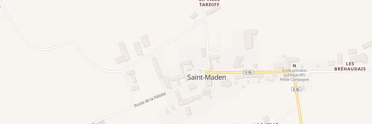 Plan du 5008 Le Bourg à Saint-Maden