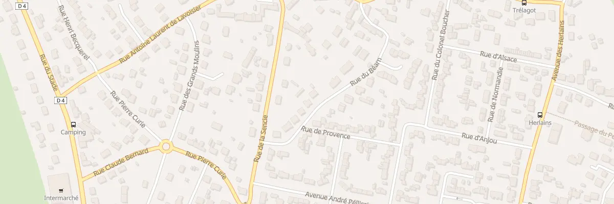 Plan du 7 Rue de Béarn à Donges