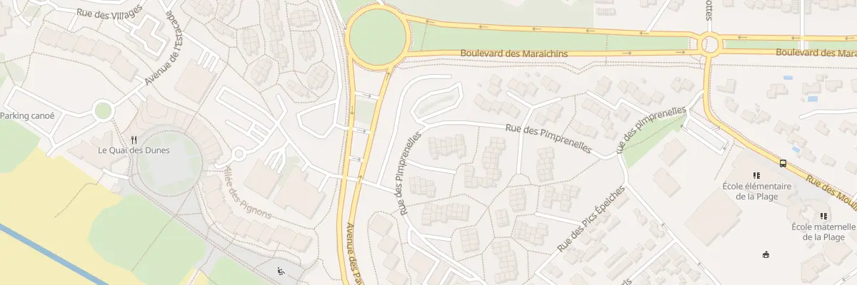 Plan du 1 Rue des pimprenelles à Saint-Jean-de-Monts