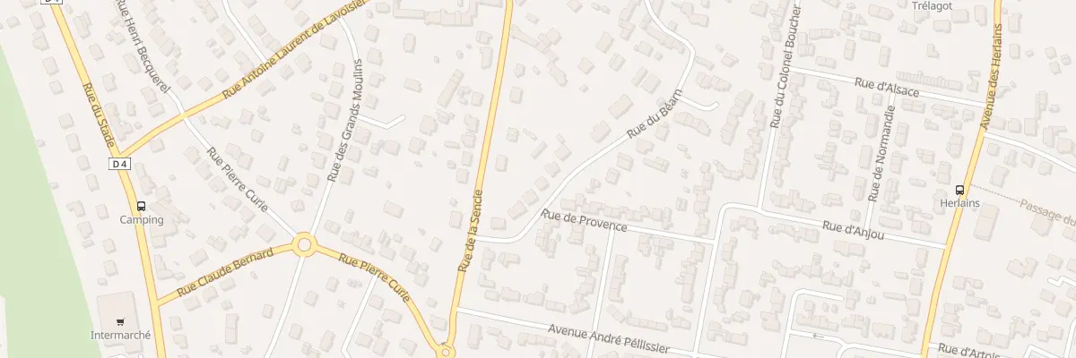 Plan du 5 Rue de Béarn à Donges