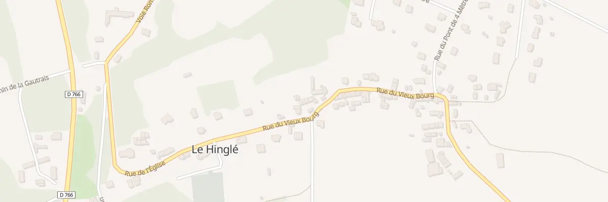 Plan du 7 Rue du Vieux Bourg au Hinglé