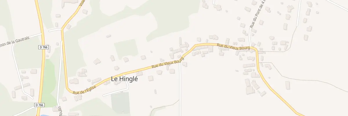 Plan du 3 Rue du Vieux Bourg au Hinglé