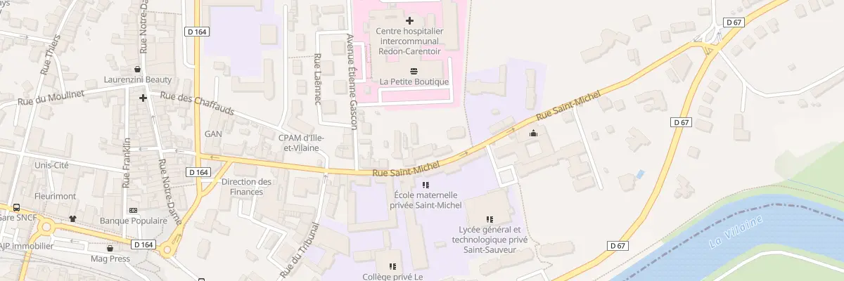 Plan du 43 Rue Saint-Michel à Redon