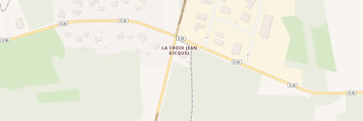 Plan du 16 Rue de la Croix Jean Gicquel à Bobital