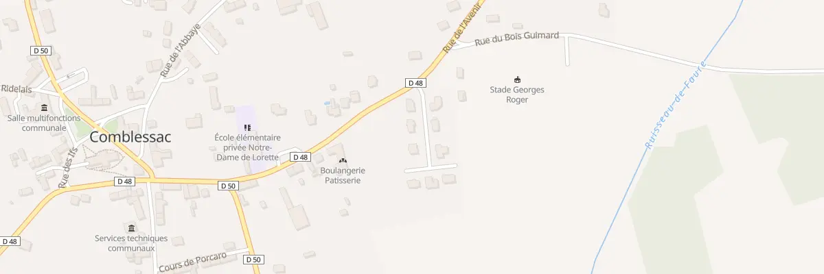 Plan du 2 Imp Domaine de la Chataignerai à Comblessac
