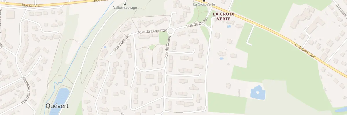 Plan du 13 Rue de Délien à Quévert
