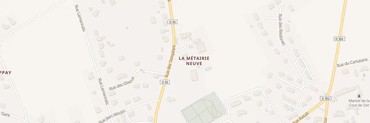 Plan du 28 Rue des Templiers à Sixt-sur-Aff