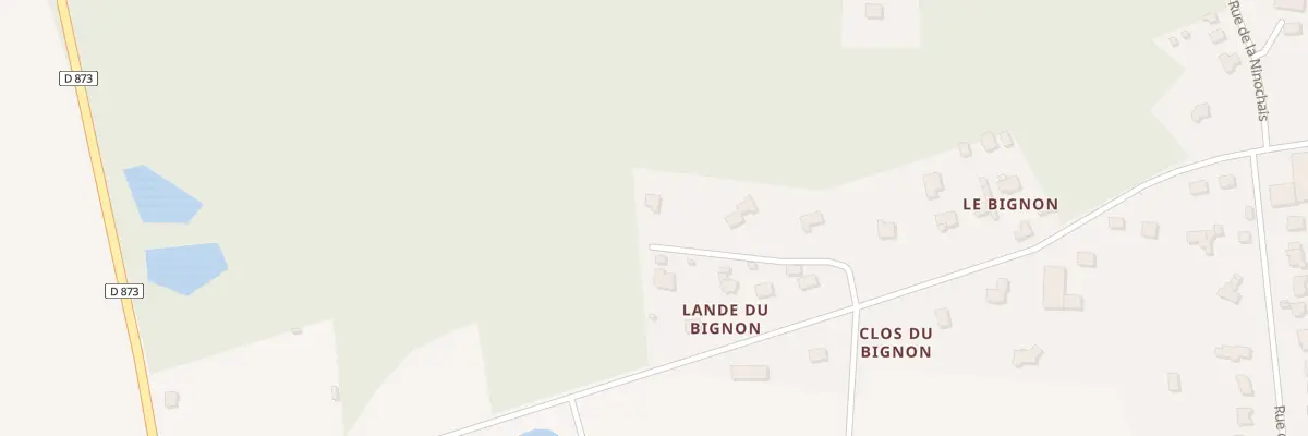Plan du 4 Imp du Clos du Bignon à Bains-sur-Oust