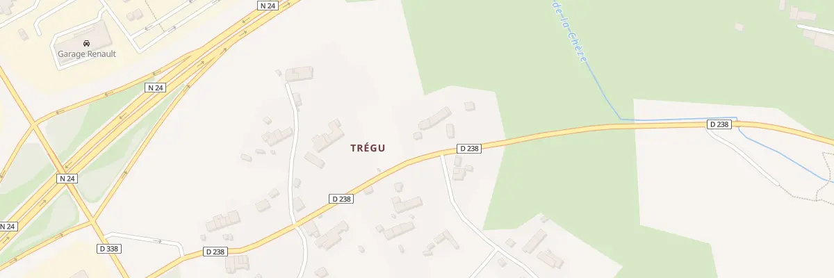 Plan du 6736 Trégu à Plélan-le-Grand