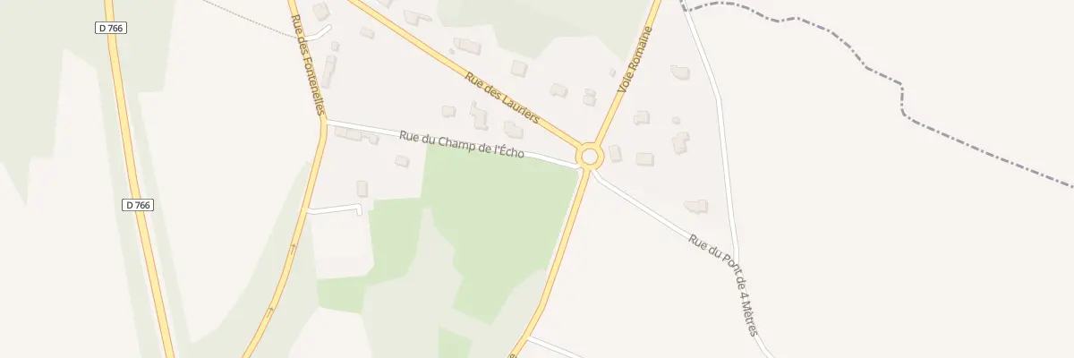 Plan du 1 Rue du Chant de l’Écho au Hinglé