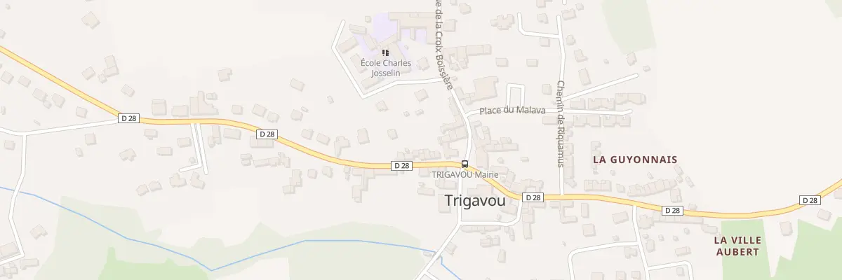 Plan du 2 Rue de Gervily à Pleslin-Trigavou