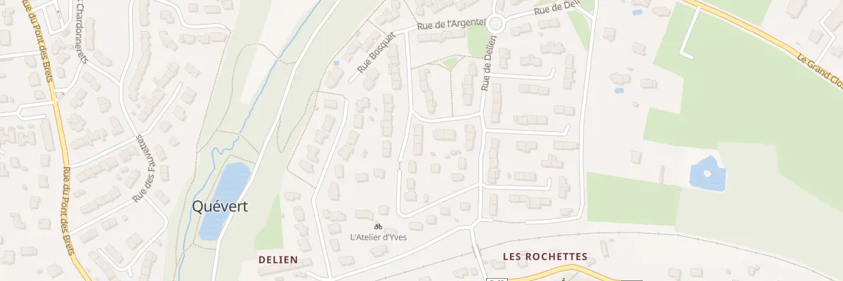 Plan du 3 Rue des Chênes à Quévert