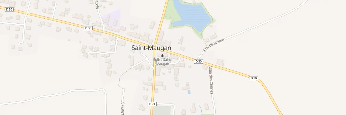 Plan du 5099 Le Bourg à Saint-Maugan