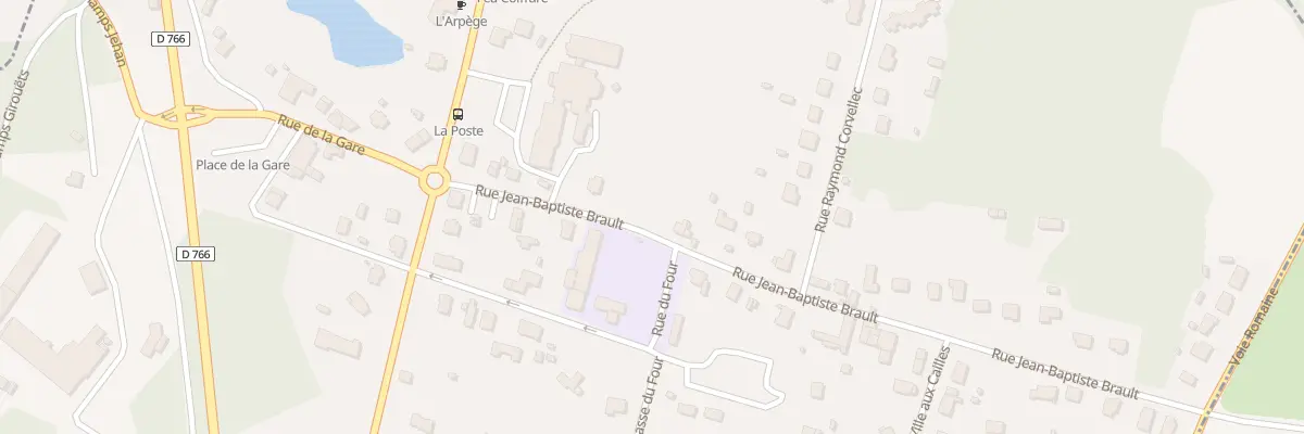 Plan du 38B Rue Jean Baptiste Brault au Hinglé