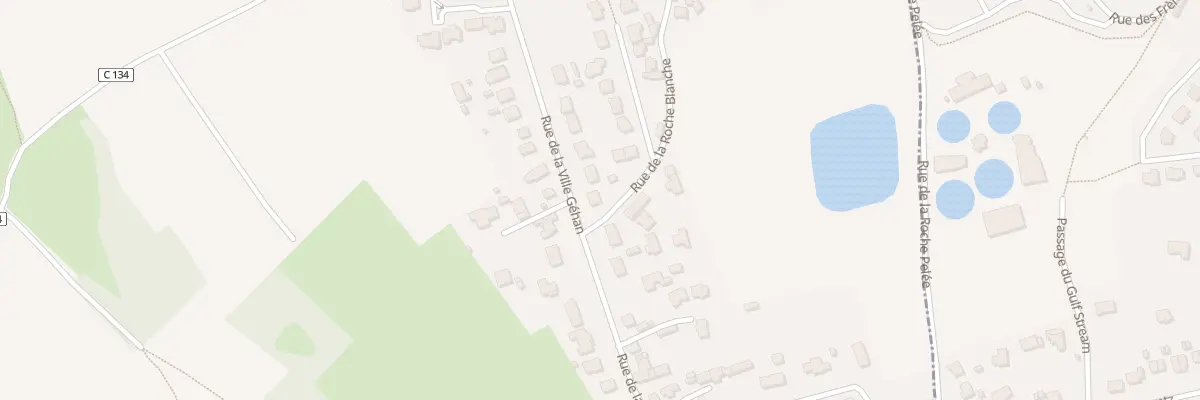 Plan du 495 Rue de la Ville Géhan à Saint-Lunaire