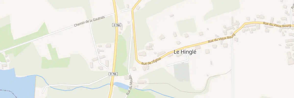 Plan du 1 Rue de l’Eglise au Hinglé