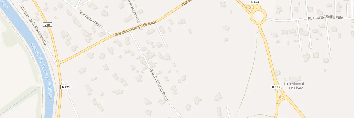 Plan du 23C Rue des Champs de Haut à Redon