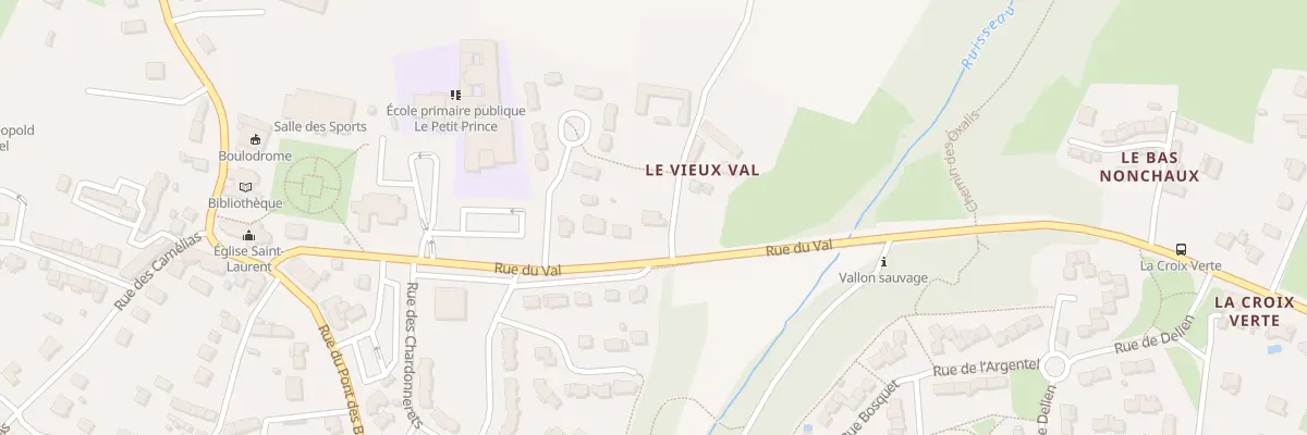 Plan du 11 Rue du Val à Quévert