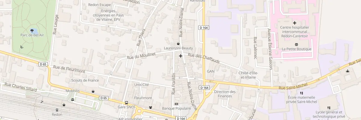 Plan du 39 Rue Notre-Dame à Redon