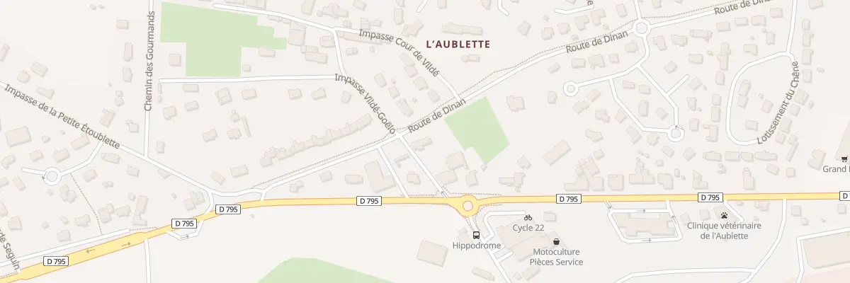 Plan du 38 Av de l’Aublette à Quévert