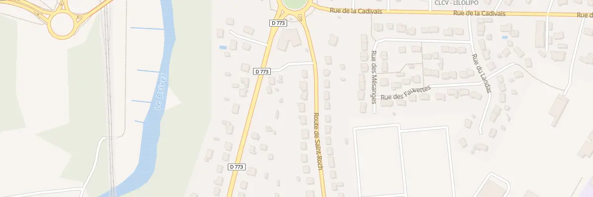 Plan du 8 Rte de St Roch à Pontchâteau