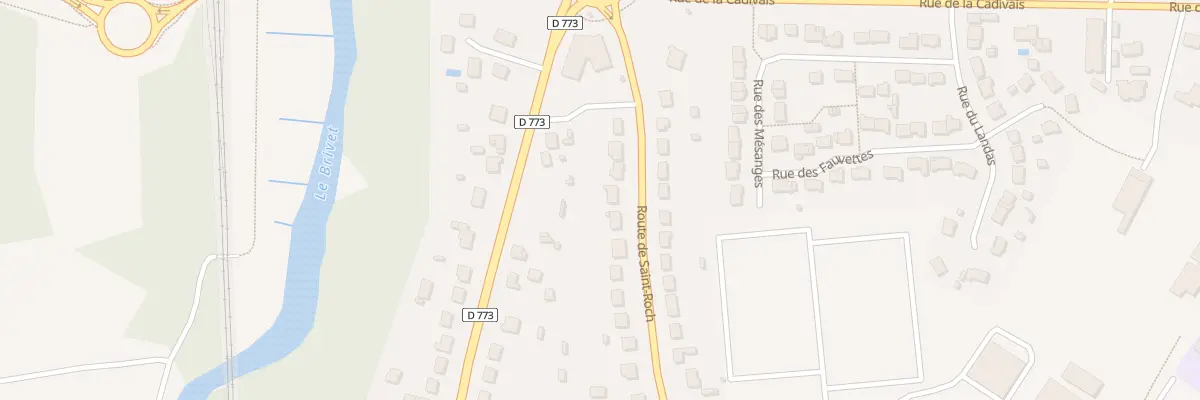 Plan du 10 Rte de Saint-Roch à Pontchâteau