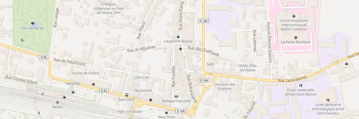 Plan du 31 Rue Notre-Dame à Redon