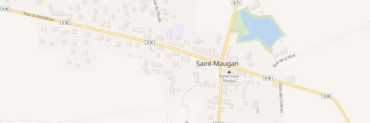 Plan du 1 Rue du Morbihan à Saint-Maugan
