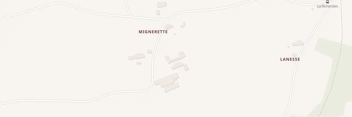 Plan du 5500 Mignerette à Médréac