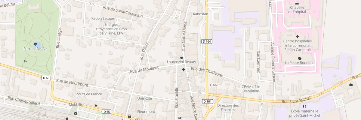 Plan du 51 Rue Notre-Dame à Redon