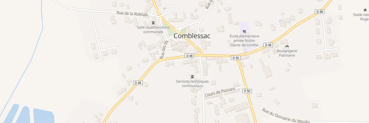 Plan du 4 Rue de l’Eglise à Comblessac