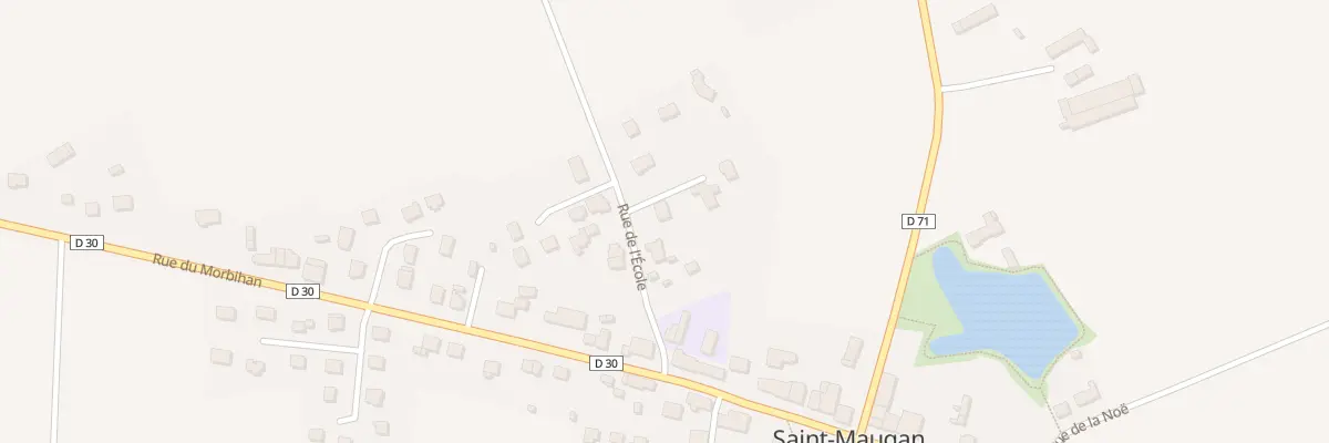 Plan du 8 Rue de l’Ecole à Saint-Maugan