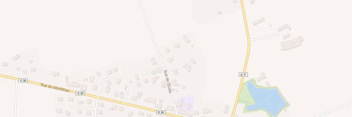 Plan du 10 Rue de l’Ecole à Saint-Maugan