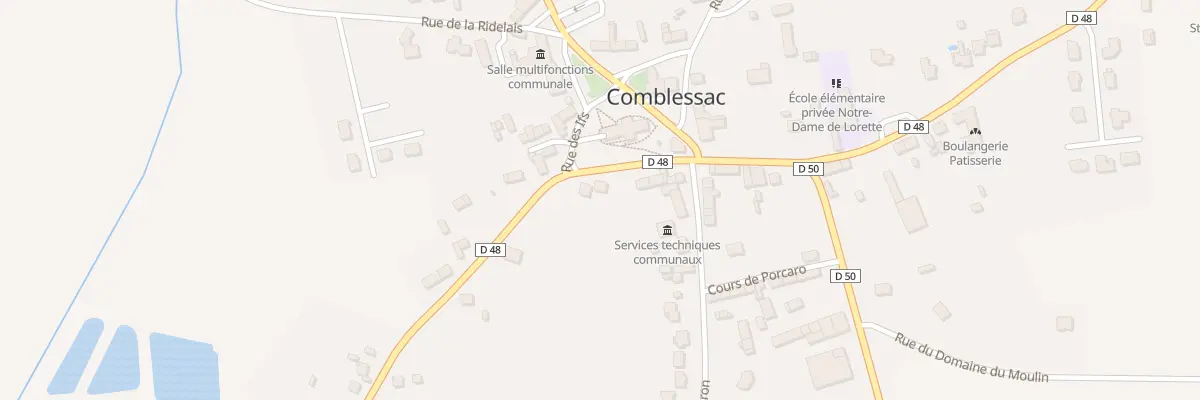 Plan du 5 Rue de l’Eglise à Comblessac
