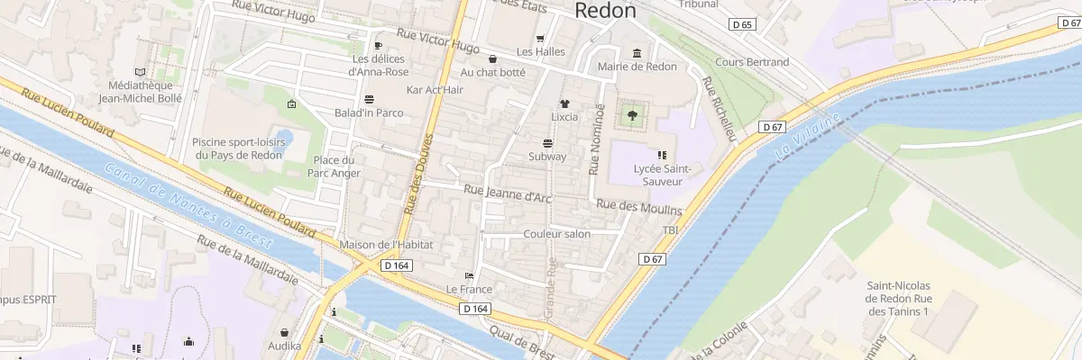 Plan du 9 Rue d’Enfer à Redon