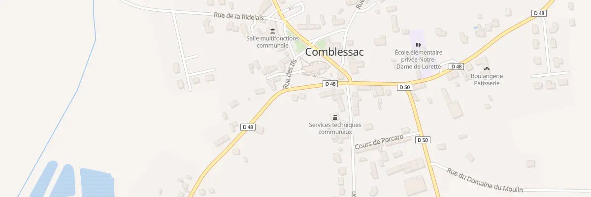 Plan du 6 Rue de l’Eglise à Comblessac